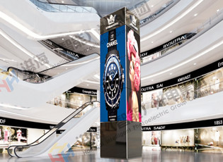 LED旋轉(zhuǎn)屏優(yōu)勢(shì)與特點(diǎn)，高鐵站、飛機(jī)場(chǎng)、商場(chǎng)是否適合？